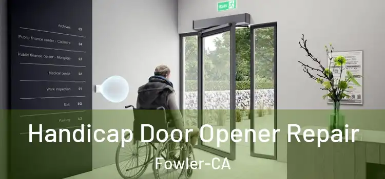  Handicap Door Opener Repair Fowler-CA