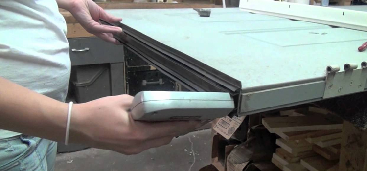 damaged steel door repair Fowler